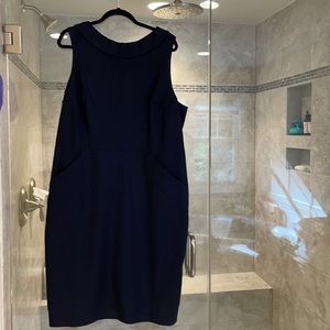 NWT Boden sleeveless blue dress, size 16R